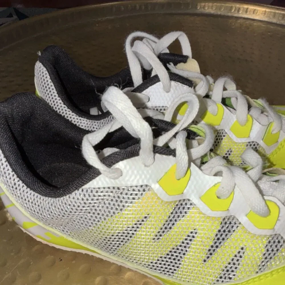Nike Rival S Track Running Spikes Yellow White Athletic Shoes size 10